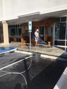 commercial concrete cleaning